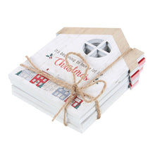 Load image into Gallery viewer, Christmas village coasters