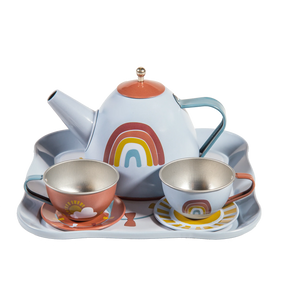 Little Dutch Tea Set in Rainbow Basket