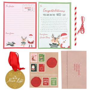 Christmas cheer letter to santa kit