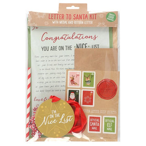 Christmas cheer letter to santa kit