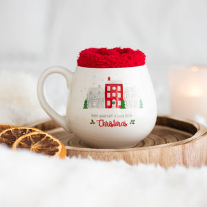 Cosy little Christmas mug and sock set