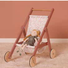 Load image into Gallery viewer, Little Dutch wooden doll stroller
